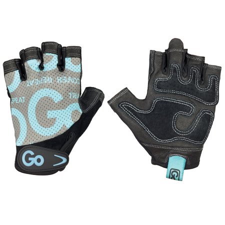 Gofit Women’s Premium Leather Elite Trainer Gloves (Large/Teal) GF-WLG-L/TU